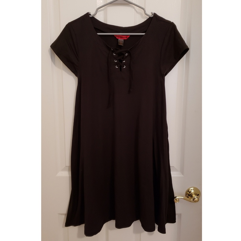 Black loose dress